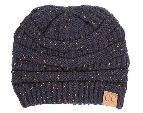 C.C Exclusives Classic Fit Beanie - Confetti Navy