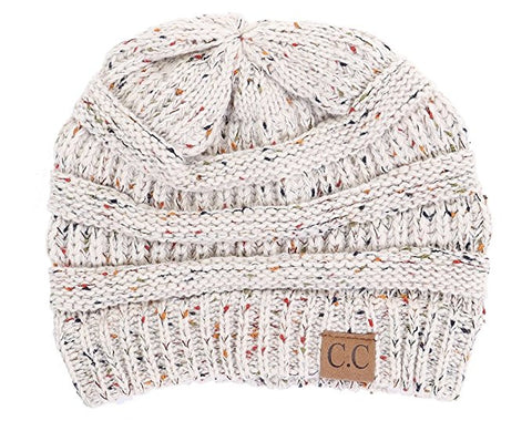 C.C Exclusives Classic Fit Beanie - Confetti Oatmeal