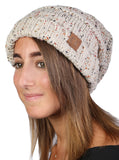 C.C Exclusives Oversized Slouchy Beanie - Confetti Oatmeal